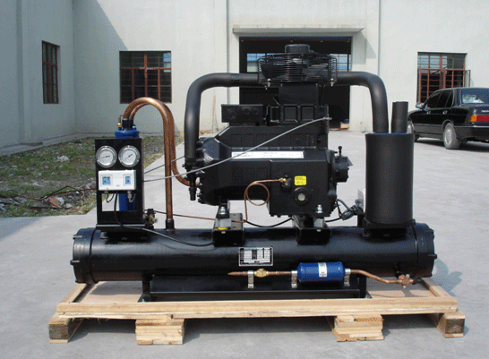 Semi-closed piston refrigeration compressor 3SSH-1500